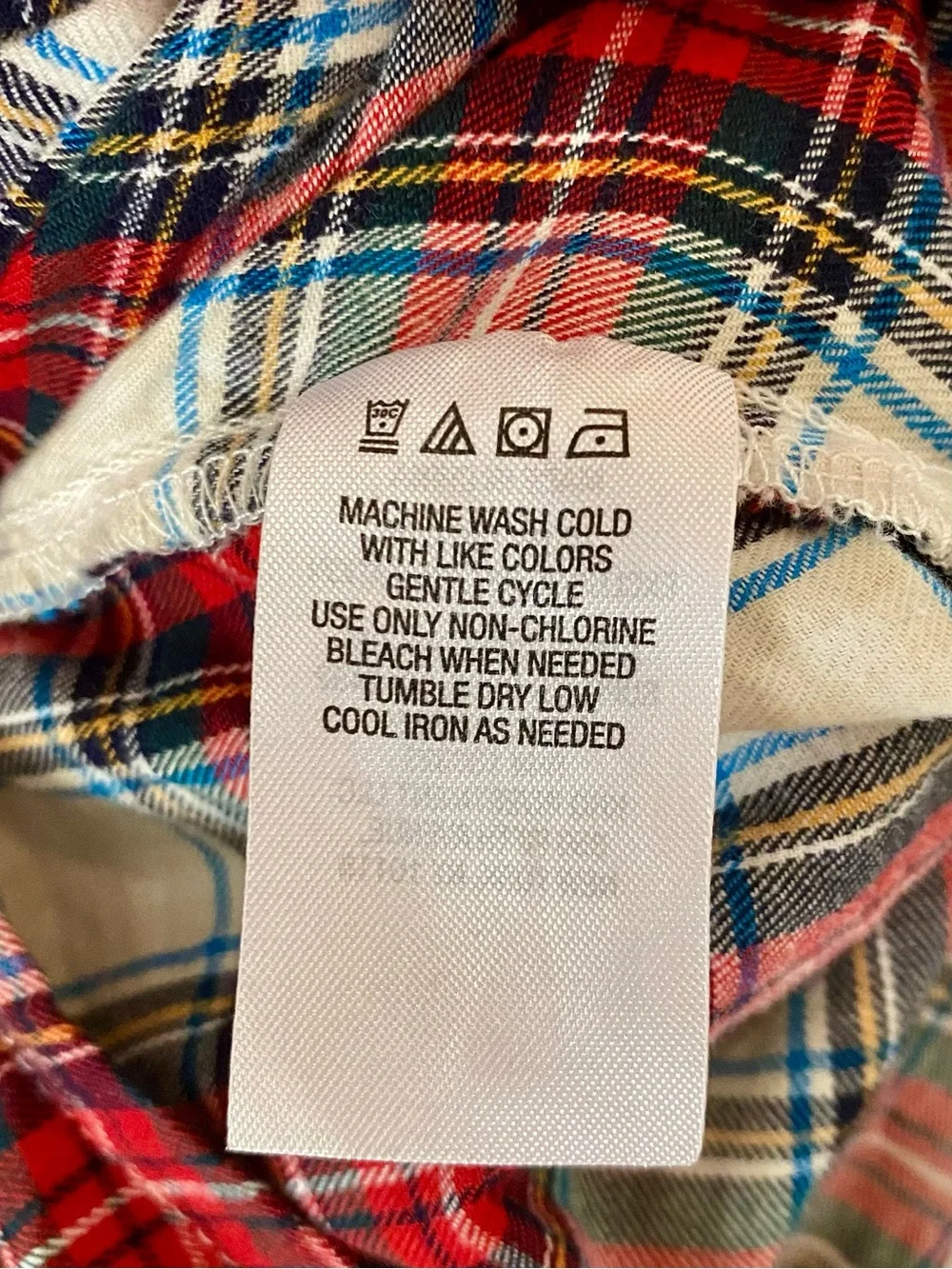 GAP cozy plaid